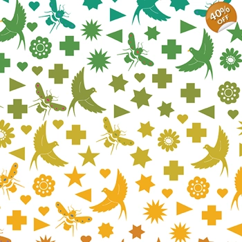 Alison Glass - Art Theory - Seventy Six Bird & Bee - Day