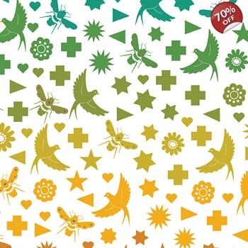 REMNANT - Alison Glass - Art Theory - Seventy Six Bird & Bee - Day - 70cm