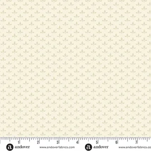 REMNANT - Nancy Rink - Lush - Leafy - Ivory - 34cm