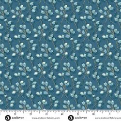 Laundry Basket Quilts - Blue Willow - Barberry - Slate