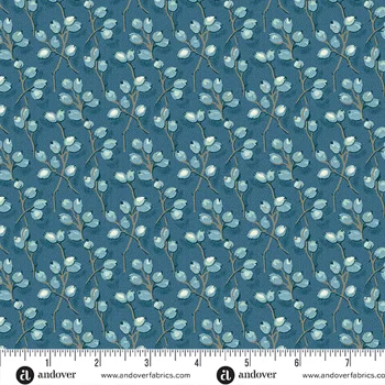 Laundry Basket Quilts - Blue Willow - Barberry - Slate