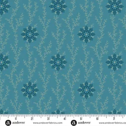 Laundry Basket Quilts - Blue Willow - Linen and Lace - Marine