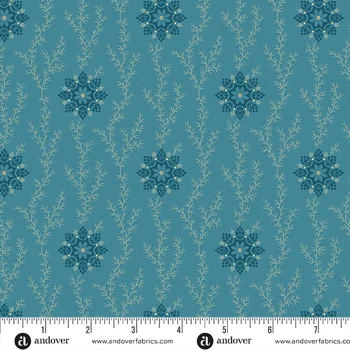 Laundry Basket Quilts - Blue Willow - Linen and Lace - Marine