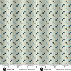 Laundry Basket Quilts - Blue Willow - Box Step - Denim