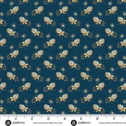Laundry Basket Quilts - Blue Willow - Clover - Night