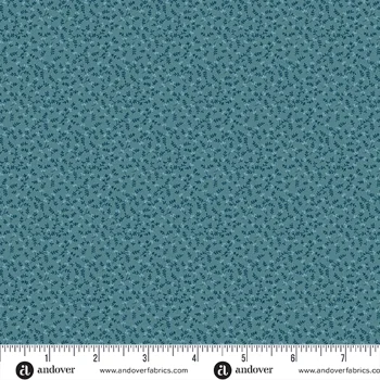 Laundry Basket Quilts - Blue Willow - Meadow - Teal