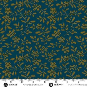 Laundry Basket Quilts - Blue Willow - Vale - Night