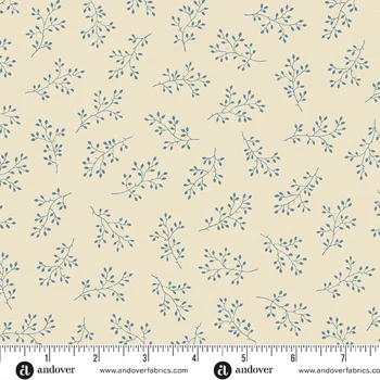Laundry Basket Quilts - Blue Willow - Windswept - Bisque