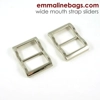 Emmaline Extra Wide Mouth Strap Sliders - 1 inch - Pack of 2