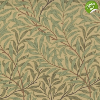 Barbara Brackman - Best of Morris - Willow Boughs - Sage Green