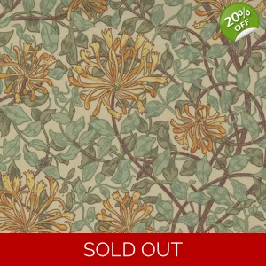 Barbara Brackman - Best of Morris - Honeysuckle - Sage Green
