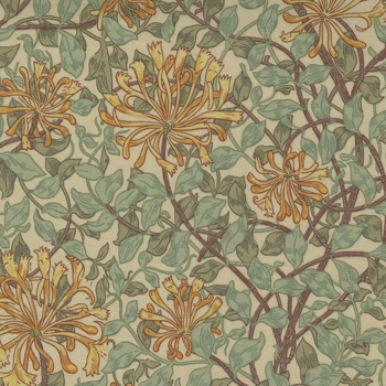 Barbara Brackman - Best of Morris - Honeysuckle - Sage Green