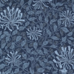 Barbara Brackman - Best of Morris - Honeysuckle - Indigo