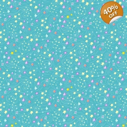 Debi Hron - Stay Wild Moon Child - Small Stars - Turquoise