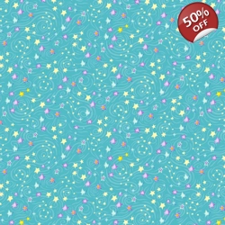 Debi Hron - Stay Wild Moon Child - Small Stars - Turquoise