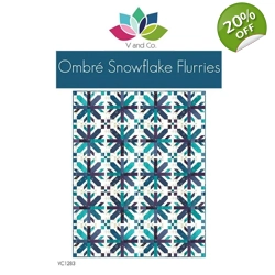 V & Co - Snowflake Flurries Quilt Kit
