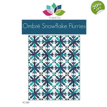 V & Co - Snowflake Flurries Quilt Kit