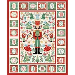Makower - The Nutcracker - Advent Panel - Cream