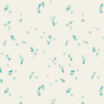 Art Gallery Fabrics - Bloomcore - Melodic Blooms - Lagoon