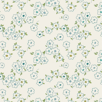 Art Gallery Fabrics - Bloomcore - Windblooms - Lagoon