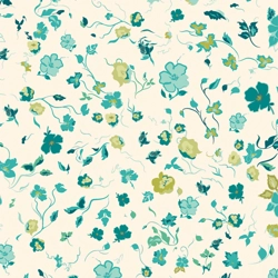 Art Gallery Fabrics - Bloomcore - Joie de Clair - Lagoon