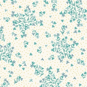 Art Gallery Fabrics - Bloomcore - Wild at Heart - Lagoon