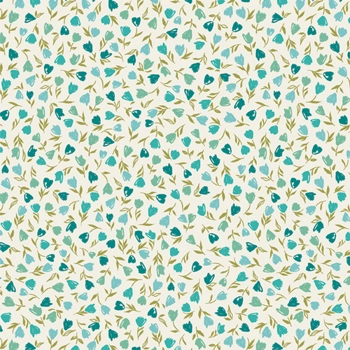 Art Gallery Fabrics - Bloomcore - Floral Frenzy - Lagoon