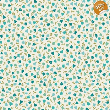 Art Gallery Fabrics - Bloomcore - Floral Frenzy - Lagoon