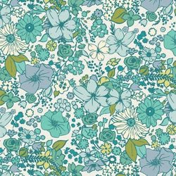 Art Gallery Fabrics - Bloomcore - Fashion Scent - Lagoon