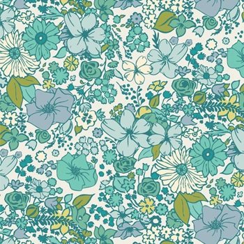 Art Gallery Fabrics - Bloomcore - Fashion Scent - Lagoon