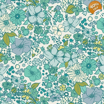 Art Gallery Fabrics - Bloomcore - Fashion Scent - Lagoon