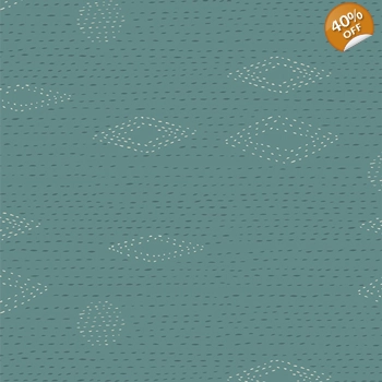 REMNANT - Art Gallery Fabrics - Sharon Holland - Listen to your Heart - Kantha - 90cm