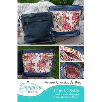 The Aspen Crossbody Bag - Paper Pattern - Emmaline Bags