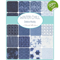 Debbie Maddy - Winter Chill - Fat Quarter Bundle x 23