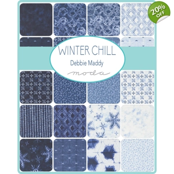 Debbie Maddy - Winter Chill - Fat Quarter Bundle x 23