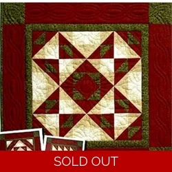 Autumn Star - Rachel's of Greenfield Wall Quilt Kit - 22in x 22in