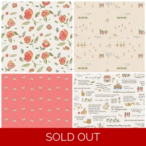Elizabeth Chappell - Bedtime Stories - Fat Quarter Bundle x 4