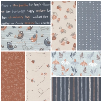 Elena Amo - Chirp - Fat Quarter Bundle x 8