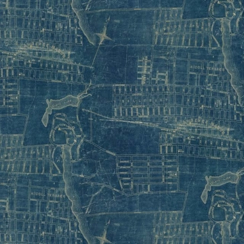 Tim Holtz - Palette - Blue Map