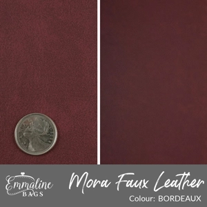 Mora Faux Leather - Bordeaux