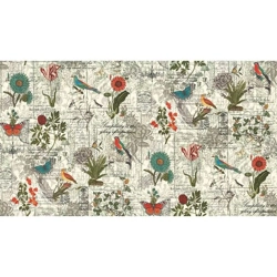 3 Sisters - Favourite Collages - Porcelain - Fat Quarter