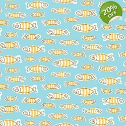 Michael Miller - Make a Splash - Schooling - Aqua