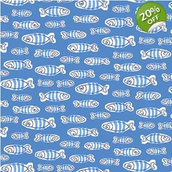 Michael Miller - Make a Splash - Schooling - Blue