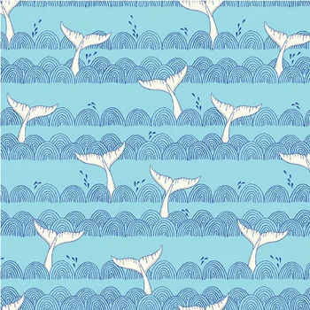 Michael Miller - Make a Splash - Fish Tales - Blue