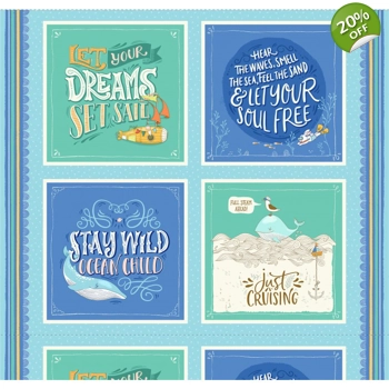 Michael Miller - Make a Splash - Just Cruising - Panel