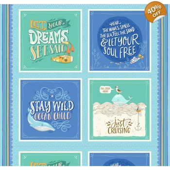 Michael Miller - Make a Splash - Just Cruising - Panel