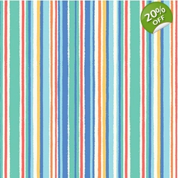 Michael Miller - Make a Splash - Wavy Stripe - Blue