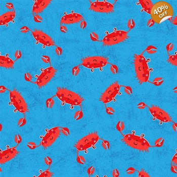 Michael Miller - Under the Sea - Oh Snap! - Blue