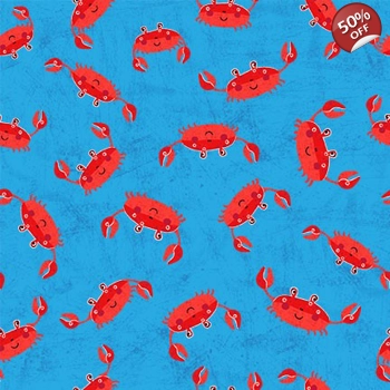 Michael Miller - Under the Sea - Oh Snap! - Blue