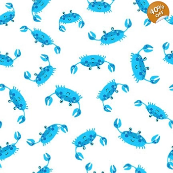 Michael Miller - Under the Sea - Oh Snap! - White